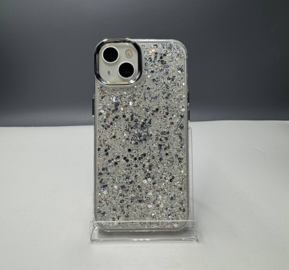 Чехол Fashion Case прозрачный блеск